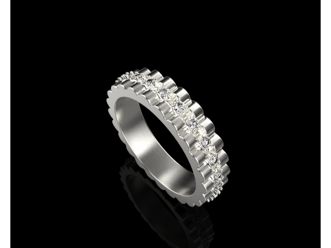 Wedding ring model 803 3D Print Model