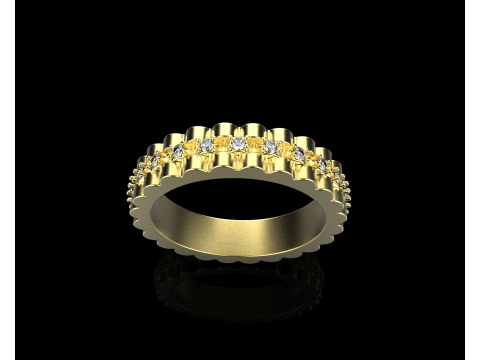 Wedding ring model 803 3D Print Model