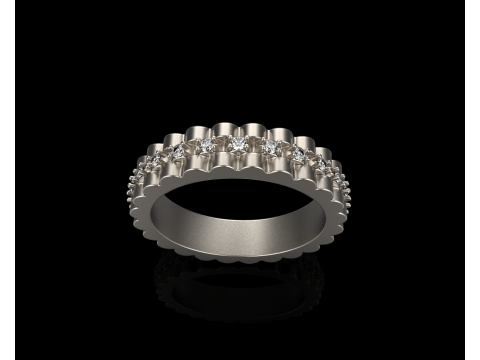 Wedding ring model 803 3D Print Model