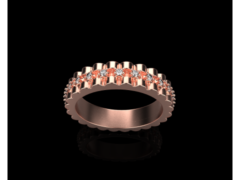 Wedding ring model 803 3D Print Model