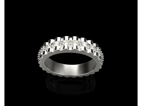 Wedding ring model 803 3D Print Model