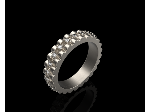 Wedding ring model 803 3D Print Model