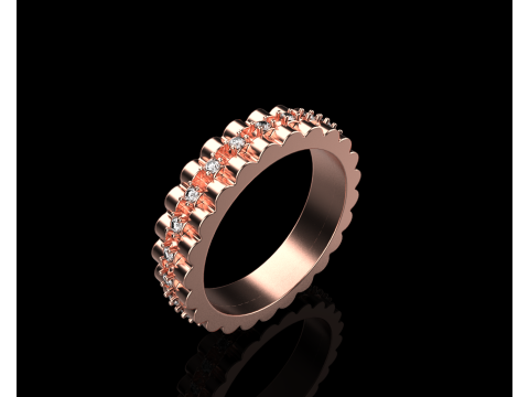 Wedding ring model 803 3D Print Model