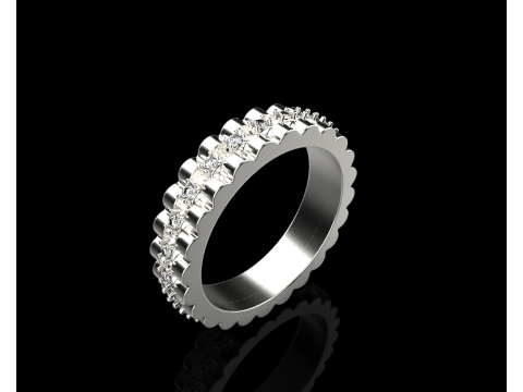 Wedding ring model 803 3D Print Model