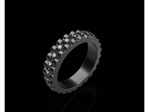 Wedding ring model 803 3D Print Model