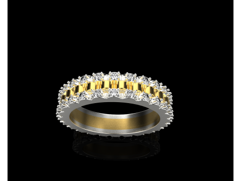 Eheringe Modell 801 3D Druckmodell