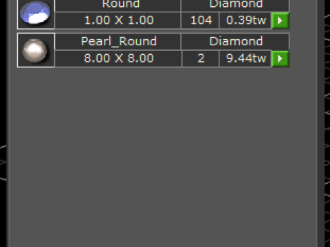 珍珠耳环型号800 3D 打印模型