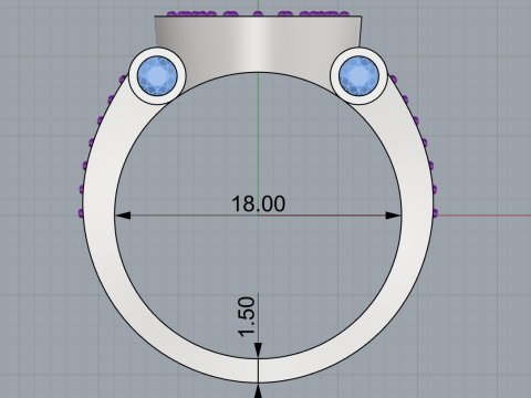 Signet ring model 799 3D Print Model