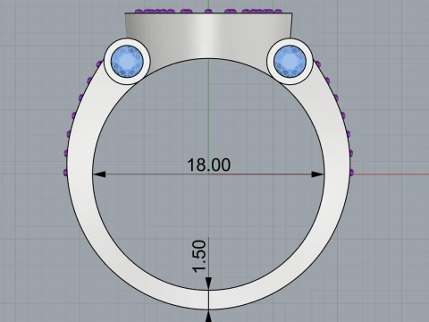 Signet ring model 799 3D Print Model