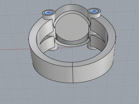 Signet ring model 799 3D Print Model