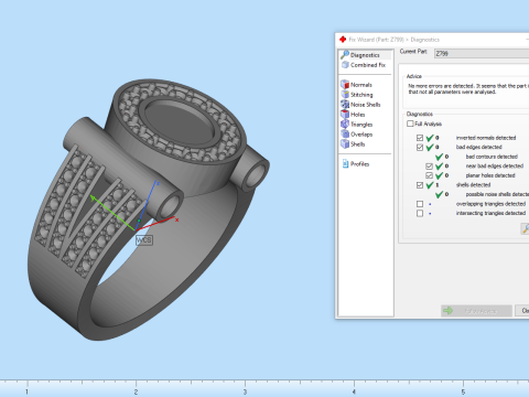 Signet ring model 799 3D Print Model