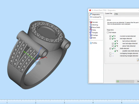 Signet ring model 799 3D Print Model