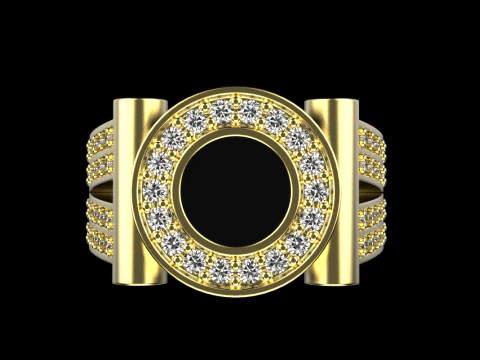 Signet ring model 799 3D Print Model
