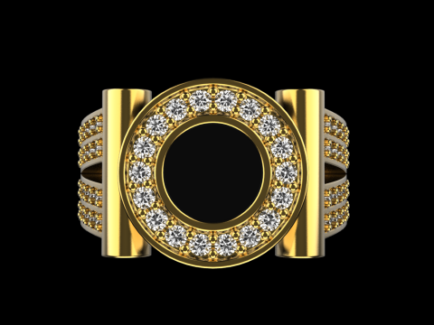 Signet ring model 799 3D Print Model