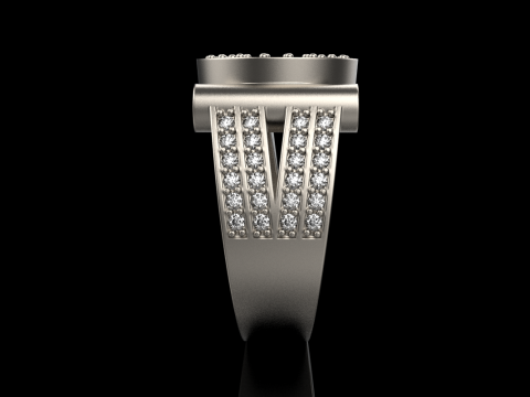 Signet ring model 799 3D Print Model
