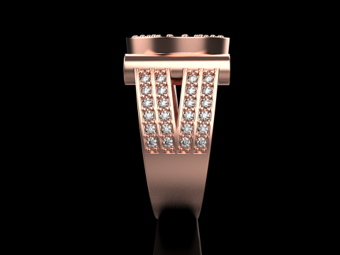 Signet ring model 799 3D Print Model