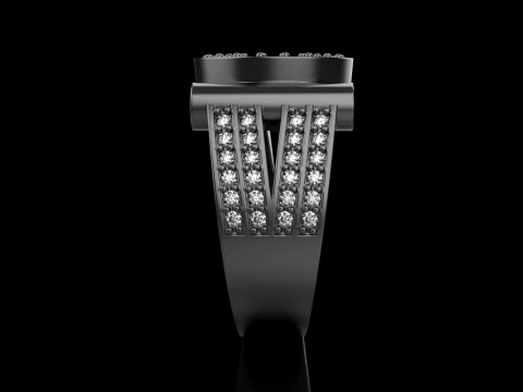 Signet ring model 799 3D Print Model
