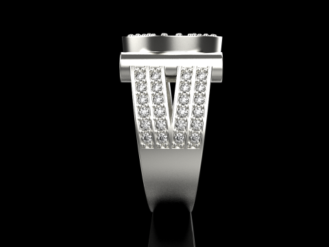 Signet ring model 799 3D Print Model