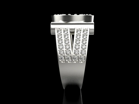 Signet ring model 799 3D Print Model