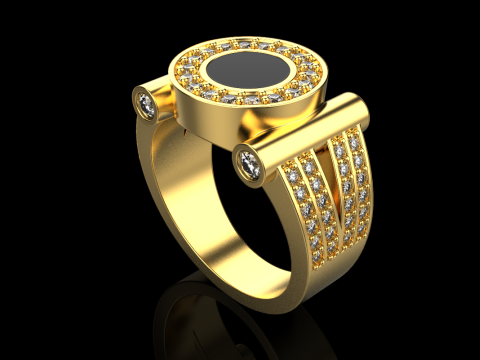 Signet ring model 799 3D Print Model