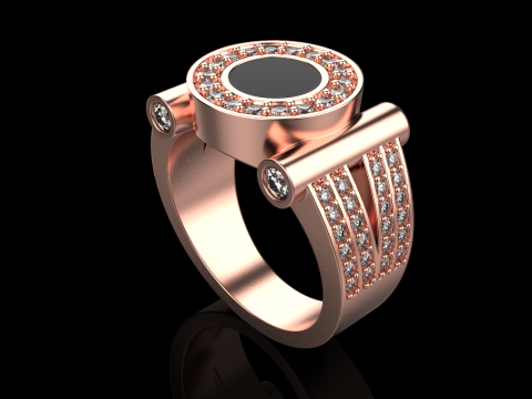 Signet ring model 799 3D Print Model