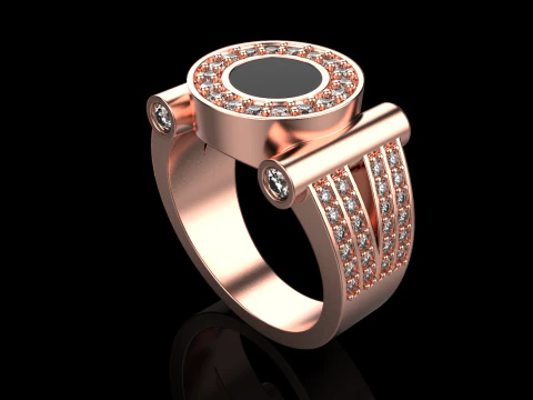 Signet ring model 799 3D Print Model