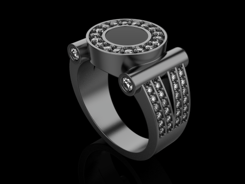 Signet ring model 799 3D Print Model