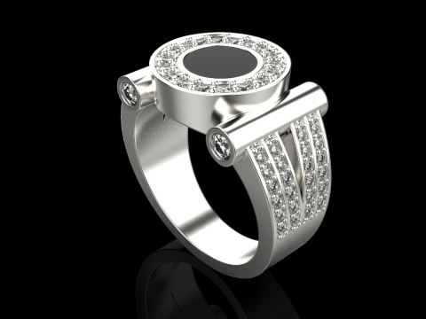 Signet ring model 799 3D Print Model