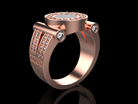 Signet ring model 799 3D Print Model