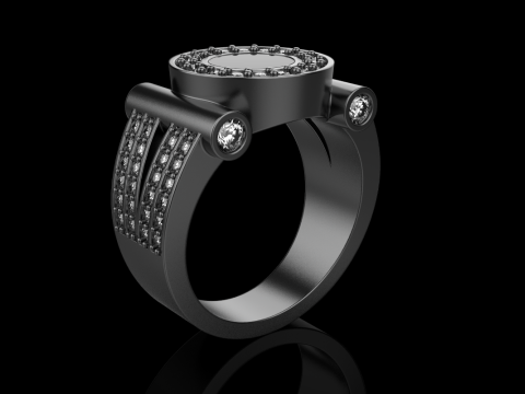 Signet ring model 799 3D Print Model