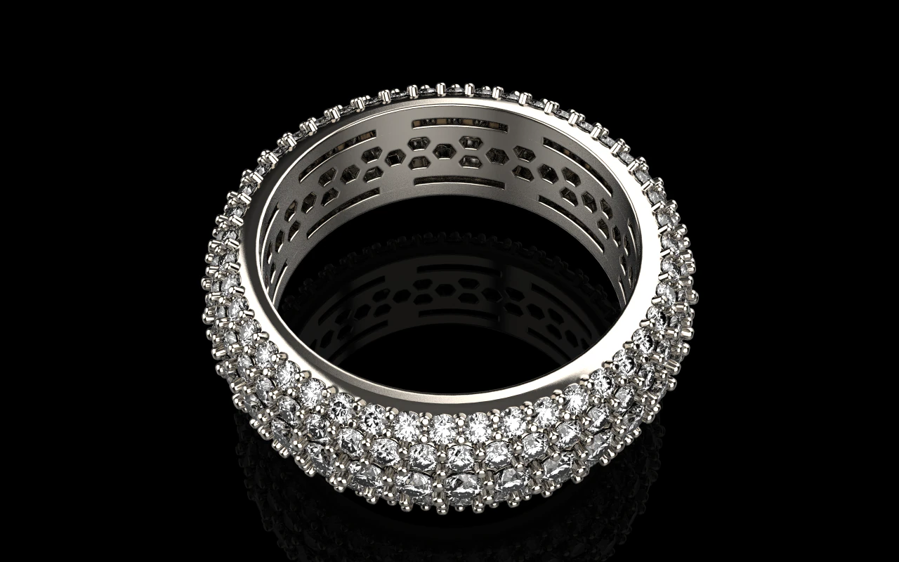 Weddingring model 798 3D Print Model .c4d .max .obj .3ds .fbx .stl .blend 
