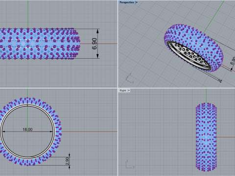Weddingring model 798 3D Print Model