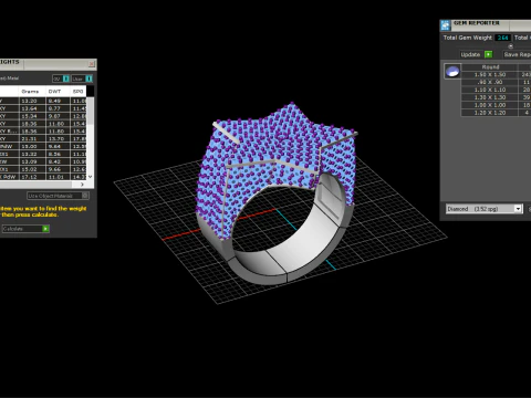 Star signet ring model 797 3D Print Model