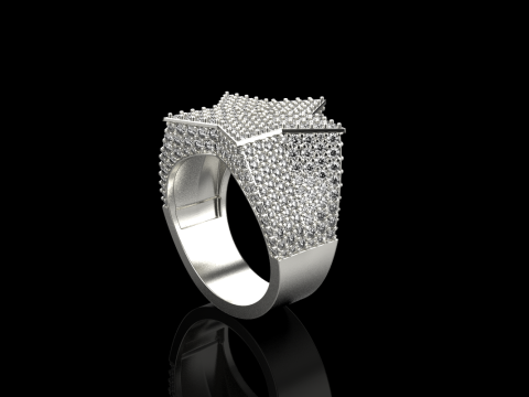 Stern-Siegelring Modell 797 3D Druckmodell