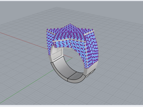 Stern-Siegelring Modell 797 3D Druckmodell