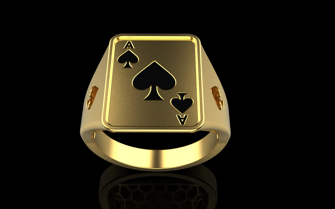 Card ring model 796 3D Print Model .c4d .max .obj .3ds .fbx .stl .blend 