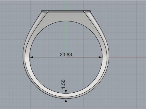 Card ring model 796 3D Print Model