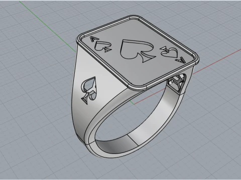 Card ring model 796 3D Print Model