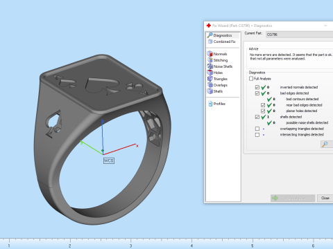 Card ring model 796 3D Print Model