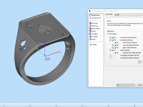 Card ring model 795 3D Print Model