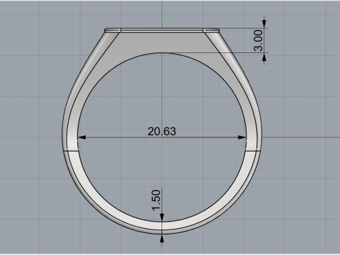 Card ring model 795 3D Print Model