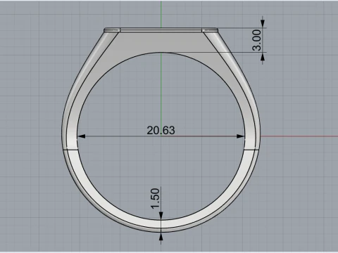 Card ring model 795 3D Print Model