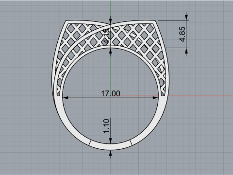 Ring model 794 3D Print Model