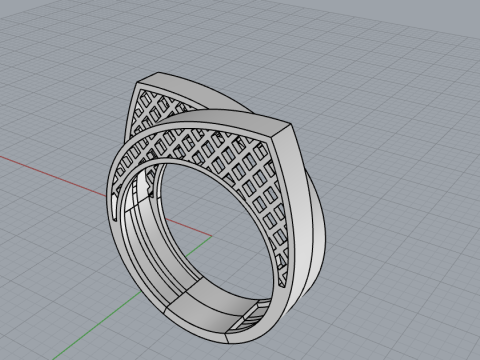 リングモデル 794 3Dプリントモデル