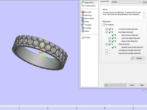 Anello modello 793 Modello di stampa 3D