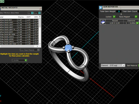 Infinity sign ring model 790 3D Print Model