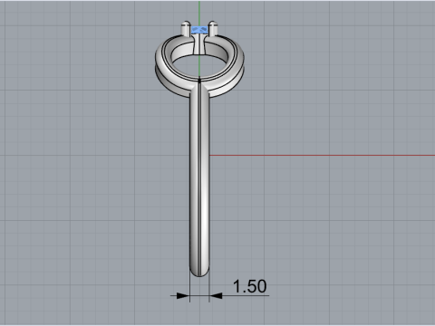 Infinity sign ring model 790 3D Print Model