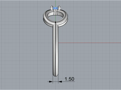 Infinity sign ring model 790 3D Print Model