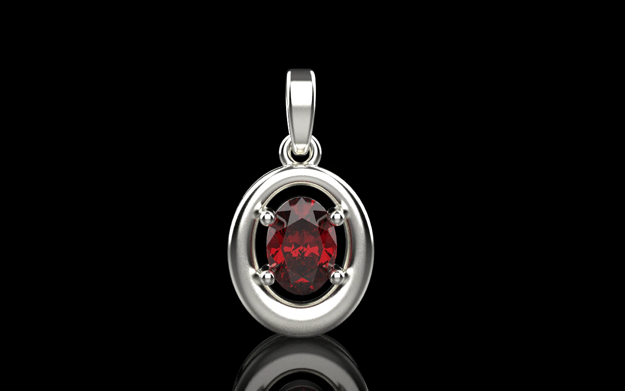 Oval pendant model 789 3D Print Model .c4d .max .obj .3ds .fbx .stl .blend 