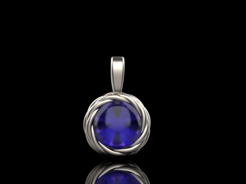 Runder Seilanh&auml;nger Modell 787 3D Druckmodell